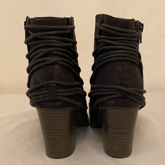 CANDIE’S Cabootscoot Black Distressed Boots Zip - Picture 4 of 11